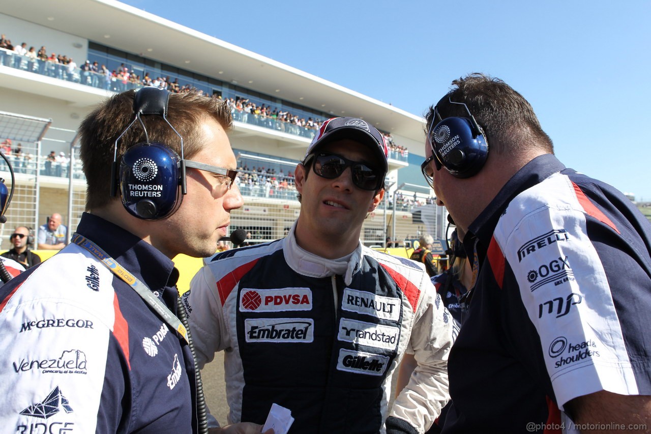 GP USA, 18.11.2012 - Gara, Bruno Senna (BRA) Williams F1 Team FW34