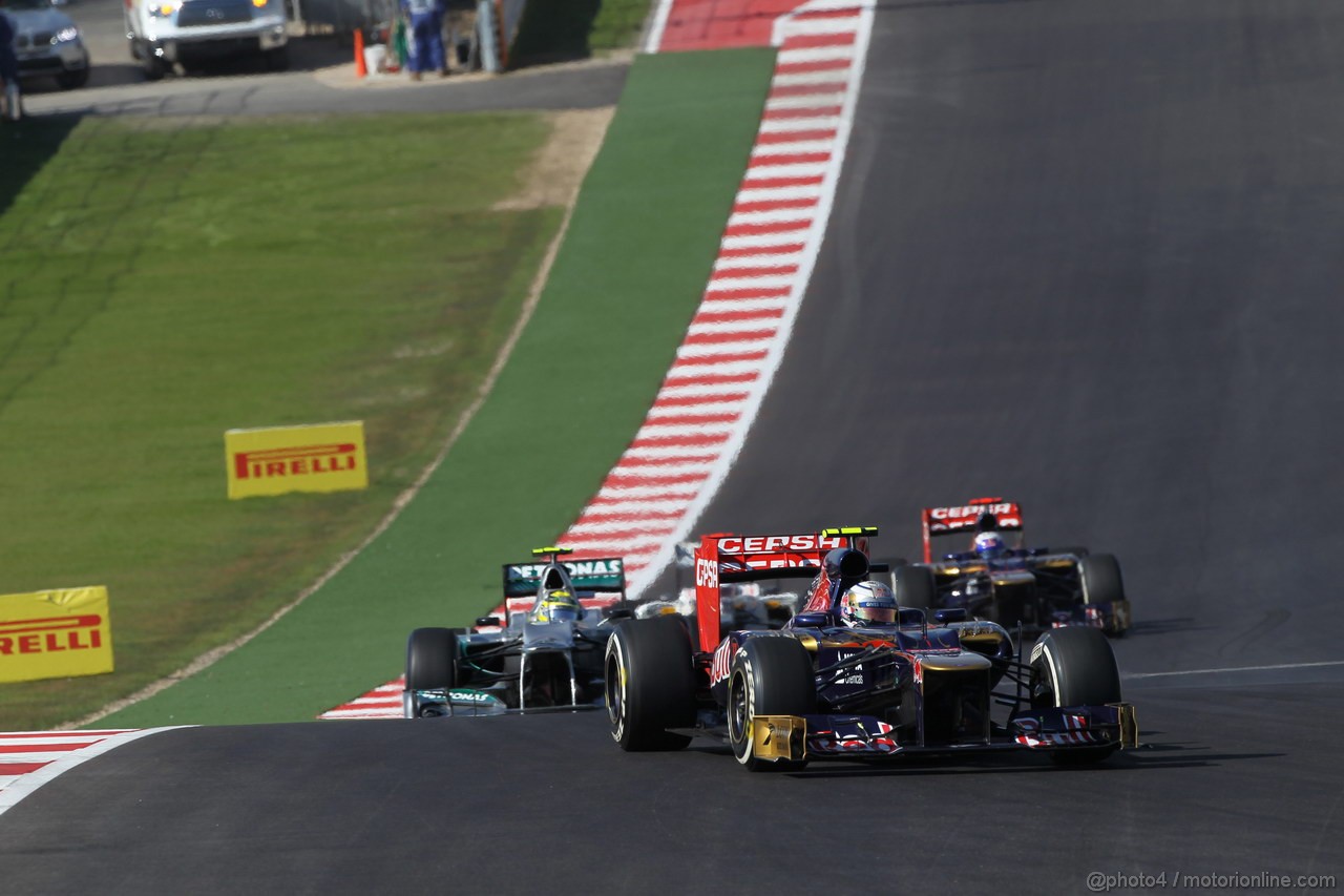 GP USA, 18.11.2012 - Gara, Jean-Eric Vergne (FRA) Scuderia Toro Rosso STR7