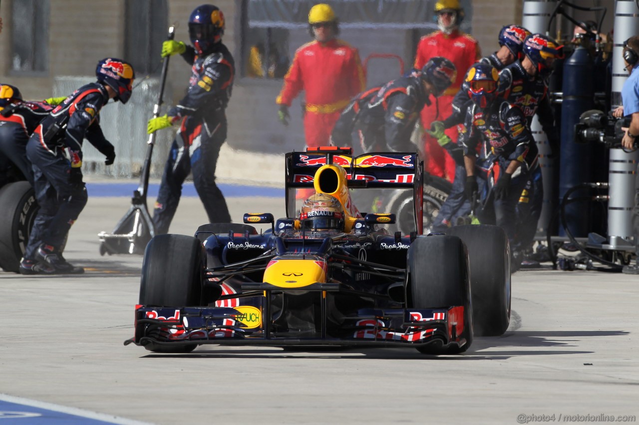 GP USA, 18.11.2012 - Gara, Sebastian Vettel (GER) Red Bull Racing RB8