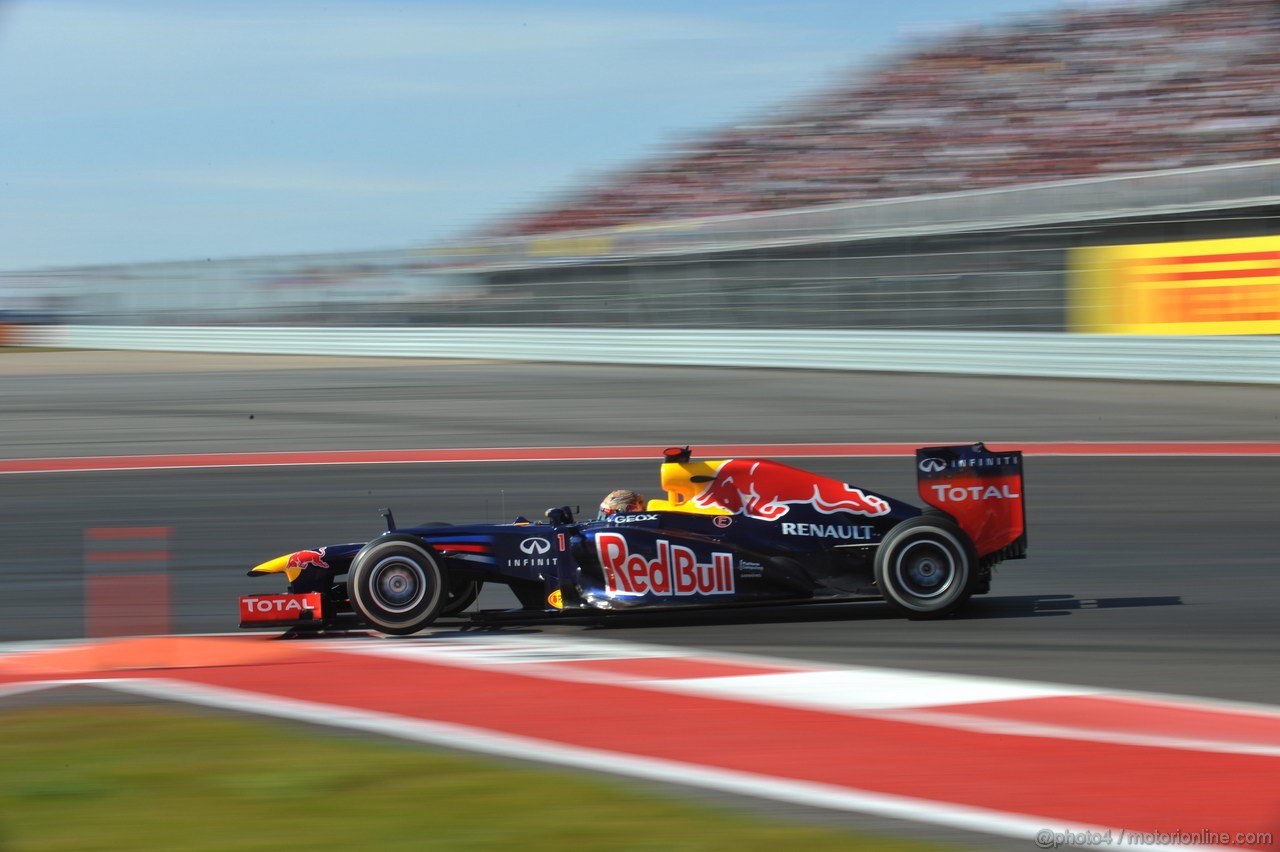 GP USA, 18.11.2012 - Gara, Sebastian Vettel (GER) Red Bull Racing RB8