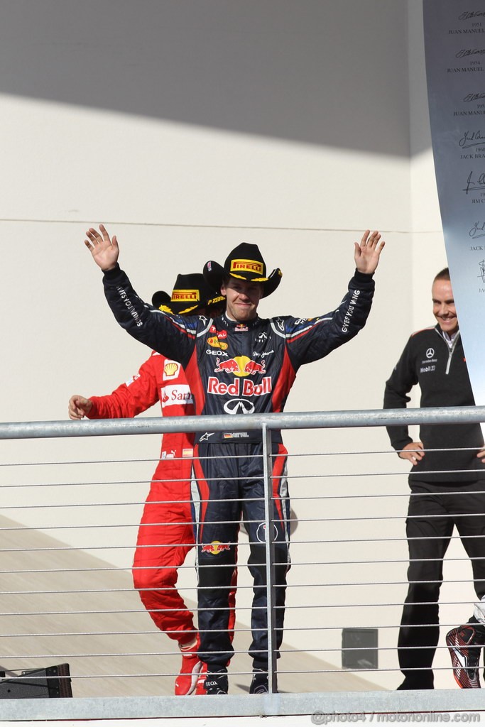 GP USA, 18.11.2012 - Gara, Sebastian Vettel (GER) Red Bull Racing RB8