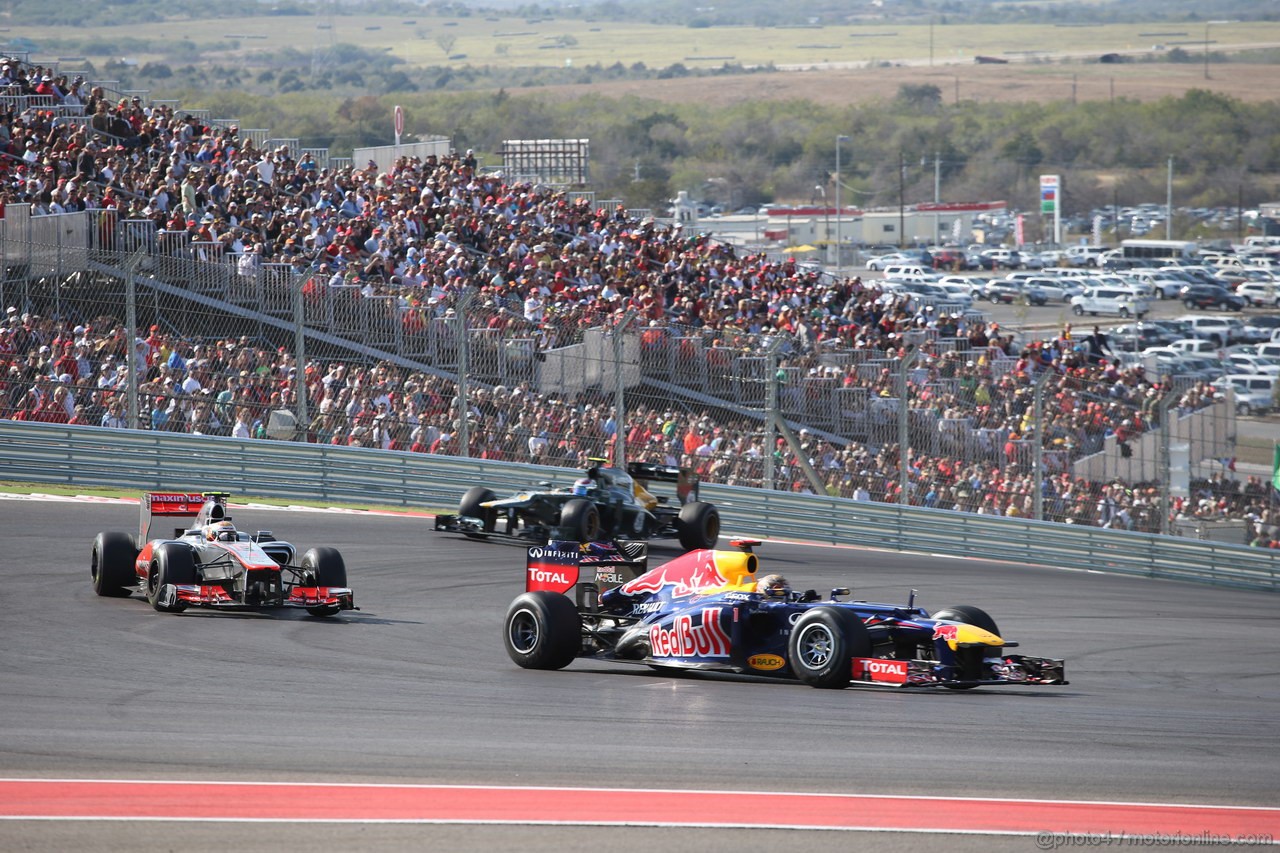 GP USA, 18.11.2012 - Gara, Sebastian Vettel (GER) Red Bull Racing RB8