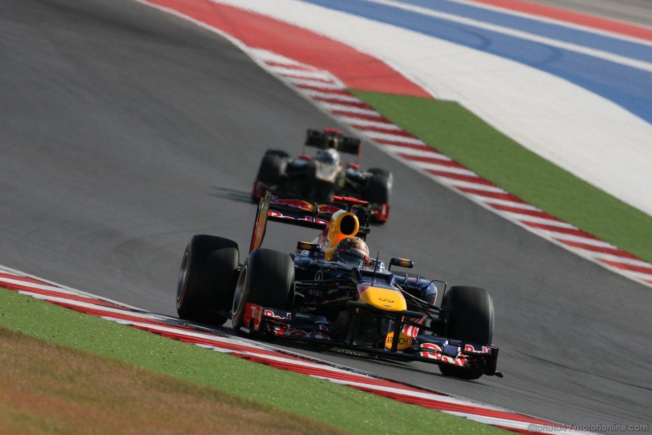 GP USA, 18.11.2012 - Gara, Sebastian Vettel (GER) Red Bull Racing RB8