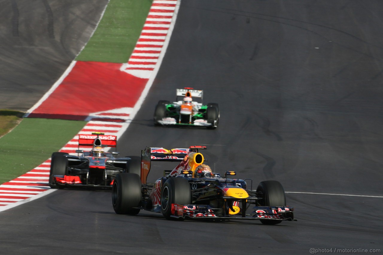 GP USA, 18.11.2012 - Gara, Sebastian Vettel (GER) Red Bull Racing RB8
