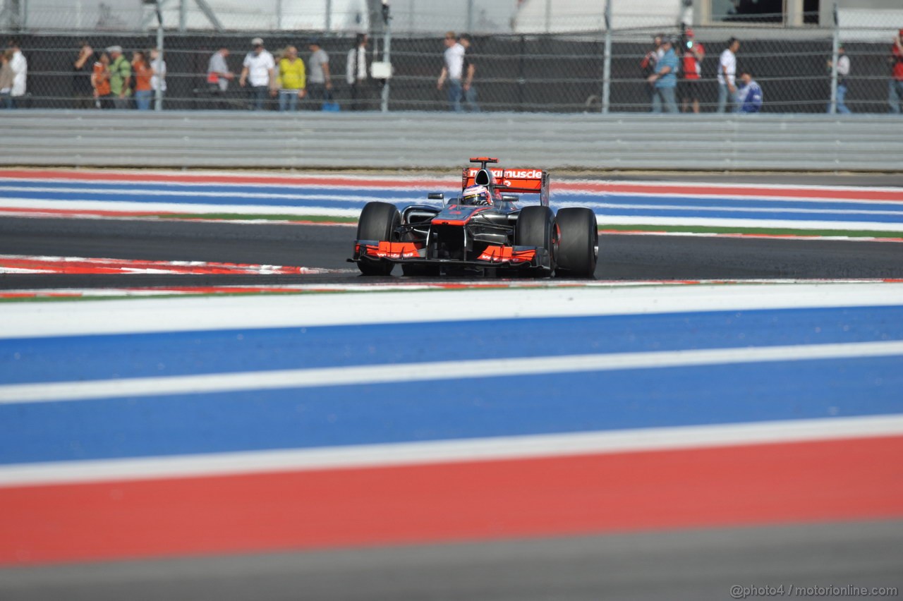 GP USA, 18.11.2012 - Gara, Lewis Hamilton (GBR) McLaren Mercedes MP4-27