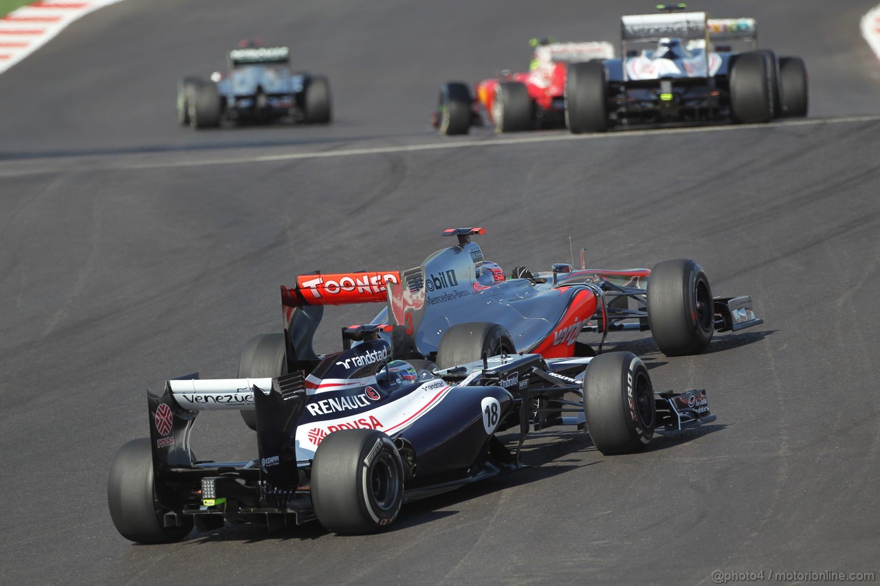 GP USA, 18.11.2012 - Gara, Jenson Button (GBR) McLaren Mercedes MP4-27