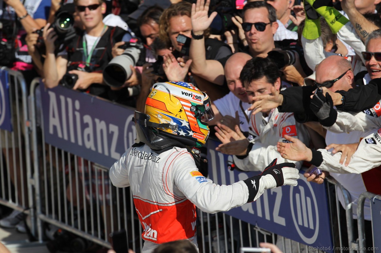 GP USA, 18.11.2012 - Gara, Lewis Hamilton (GBR) McLaren Mercedes MP4-27