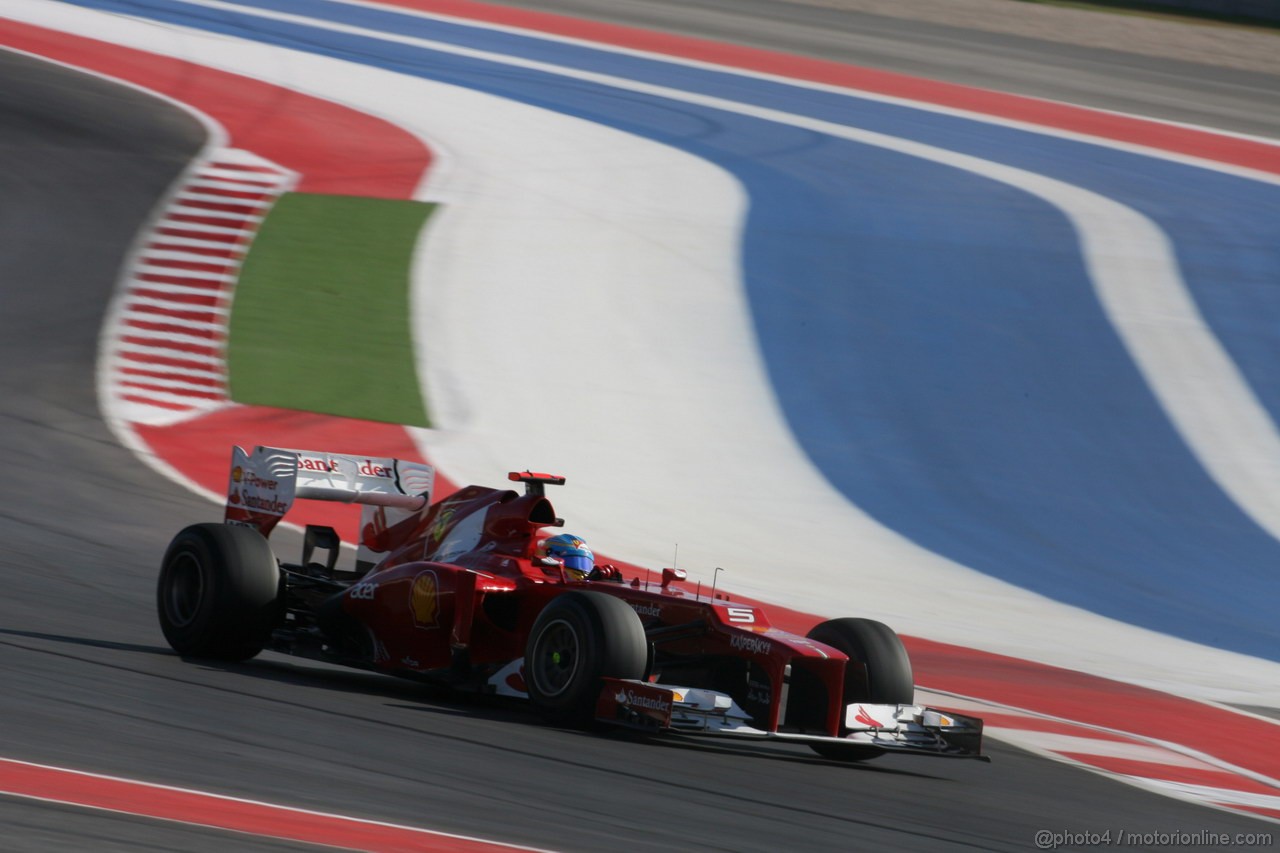 GP USA, 18.11.2012 - Gara, Fernando Alonso (ESP) Ferrari F2012