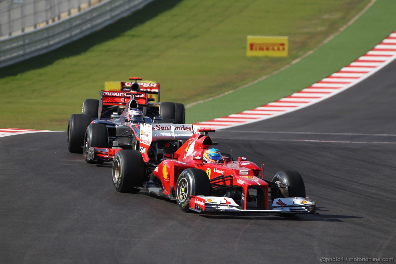 GP USA, 18.11.2012 - Gara, Fernando Alonso (ESP) Ferrari F2012