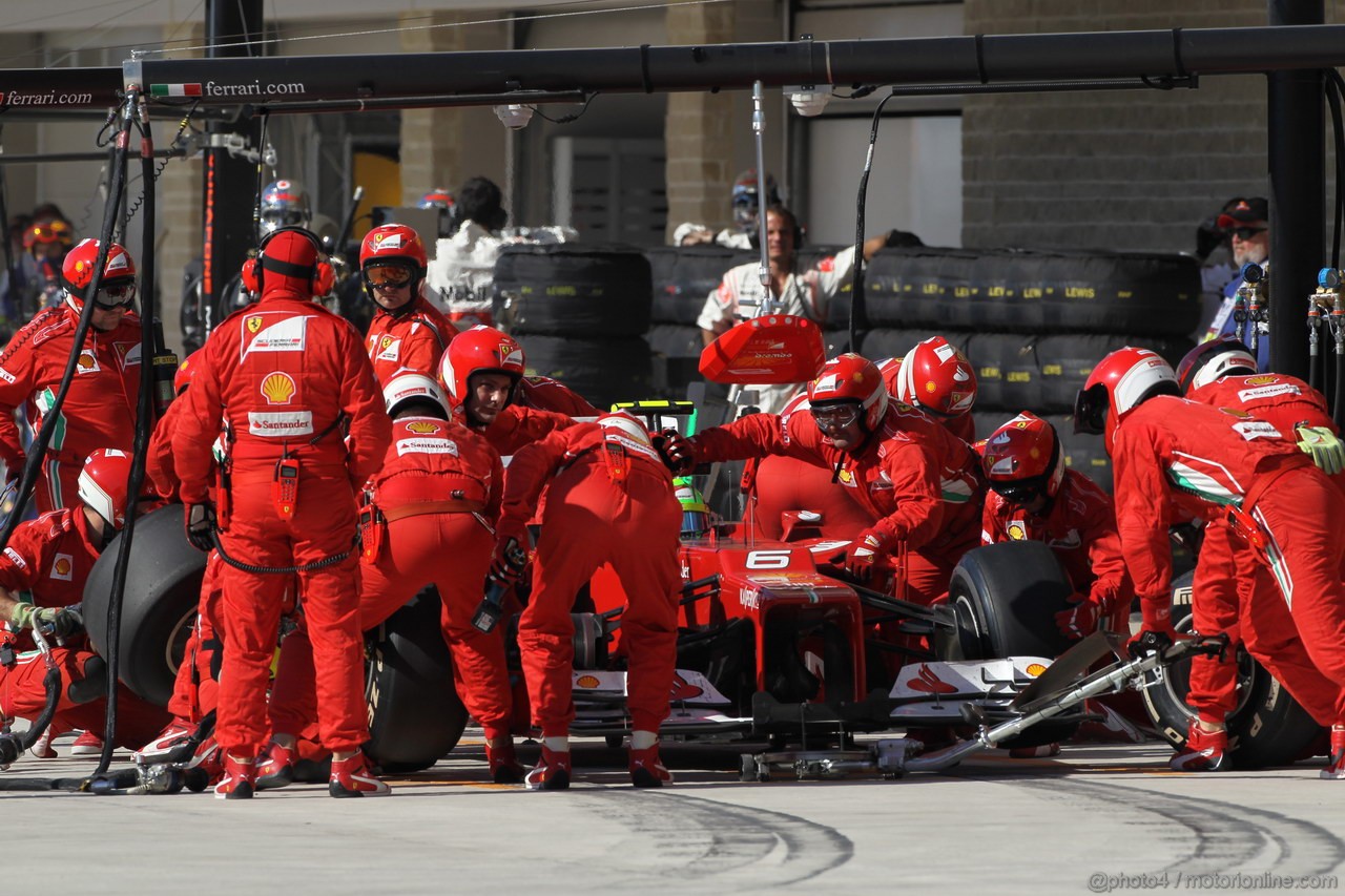 GP USA, 18.11.2012 - Gara, Felipe Massa (BRA) Ferrari F2012