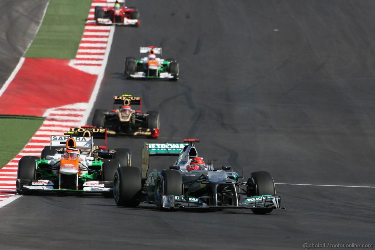 GP USA, 18.11.2012 - Gara, Michael Schumacher (GER) Mercedes AMG F1 W03