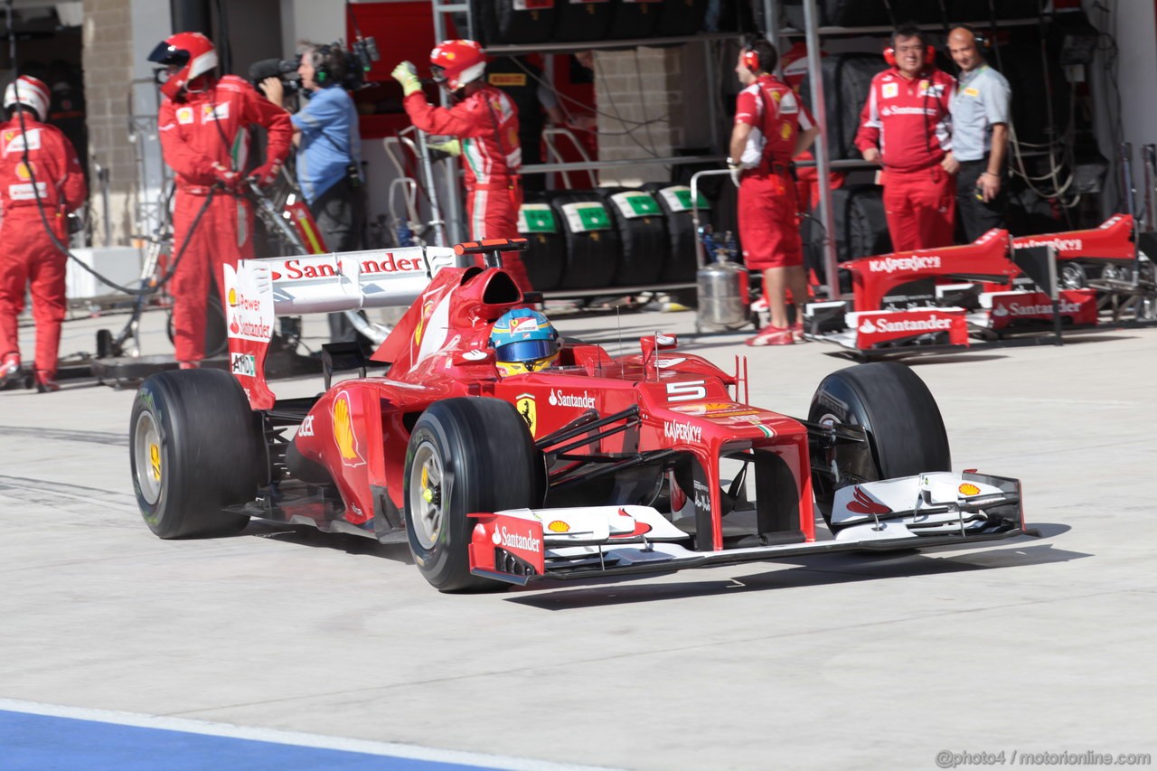 GP USA, 18.11.2012 - Gara, Fernando Alonso (ESP) Ferrari F2012