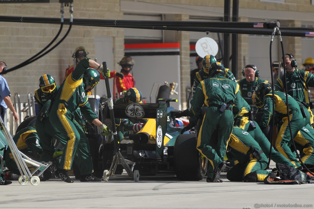 GP USA, 18.11.2012 - Gara, Vitaly Petrov (RUS) Caterham F1 Team CT01