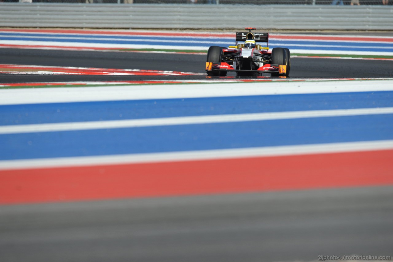 GP USA, 18.11.2012 - Gara, Pedro de la Rosa (ESP) HRT Formula 1 Team F112