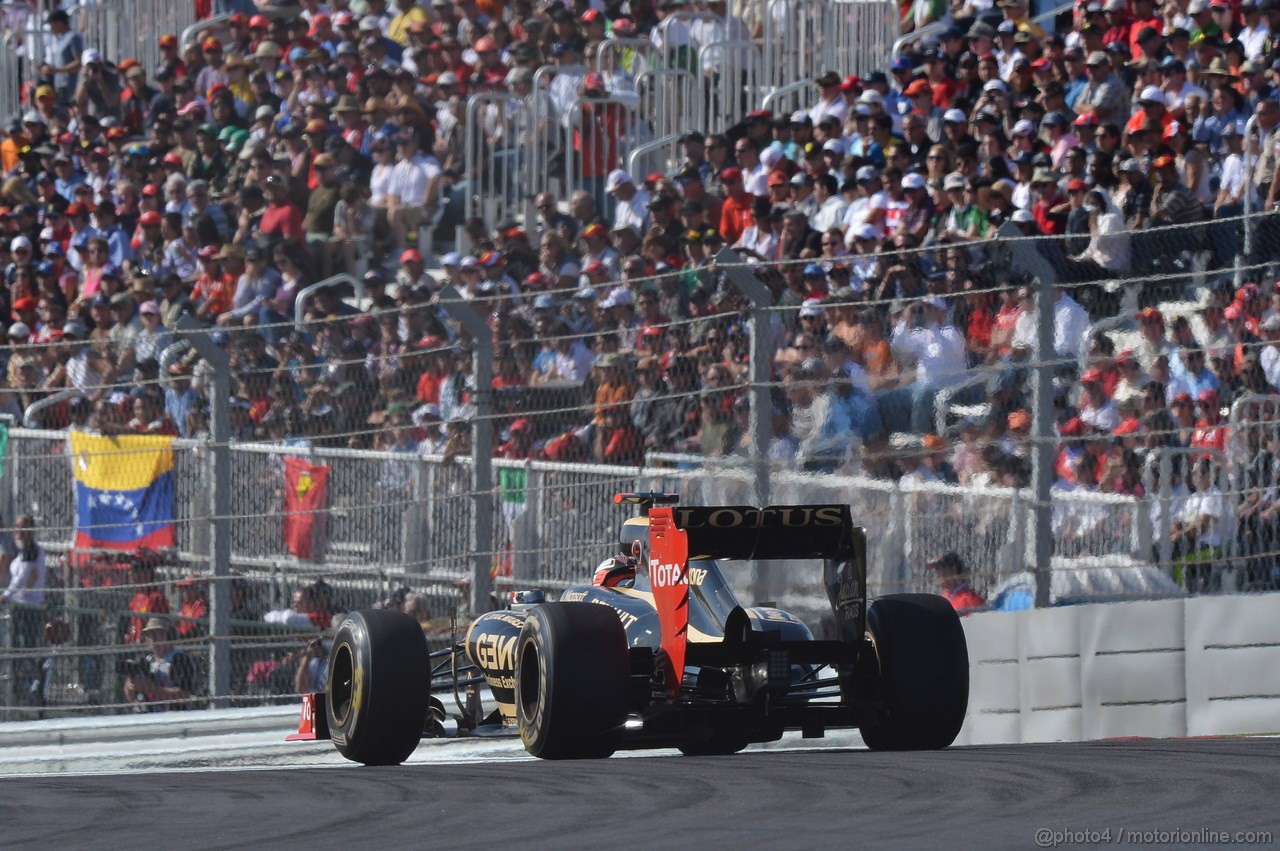 GP USA, 18.11.2012 - Gara, Kimi Raikkonen (FIN) Lotus F1 Team E20