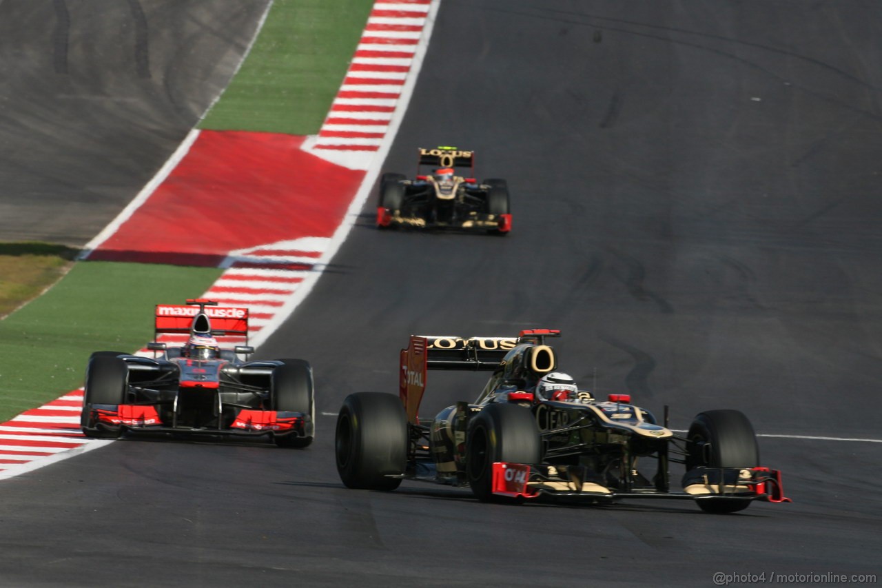 GP USA, 18.11.2012 - Gara, Kimi Raikkonen (FIN) Lotus F1 Team E20