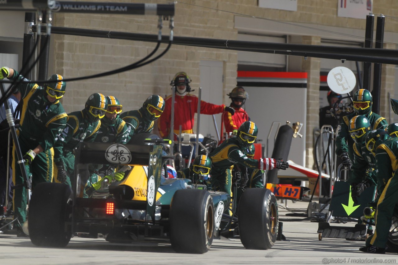 GP USA, 18.11.2012 - Gara, Vitaly Petrov (RUS) Caterham F1 Team CT01