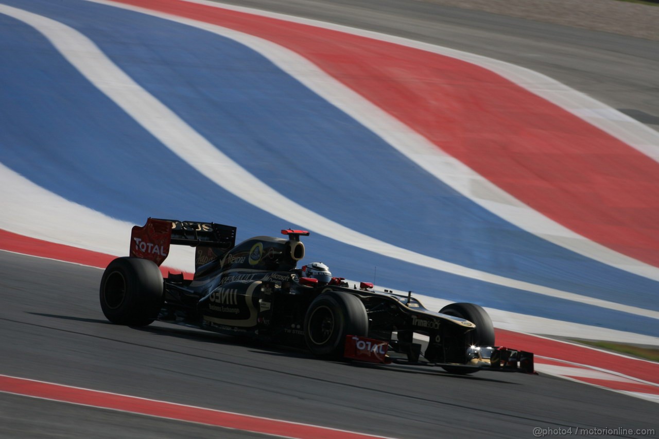 GP USA, 18.11.2012 - Gara, Kimi Raikkonen (FIN) Lotus F1 Team E20