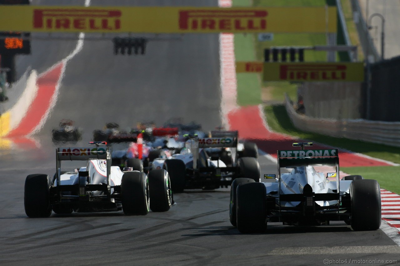 GP USA, 18.11.2012 - Gara, Nico Rosberg (GER) Mercedes AMG F1 W03