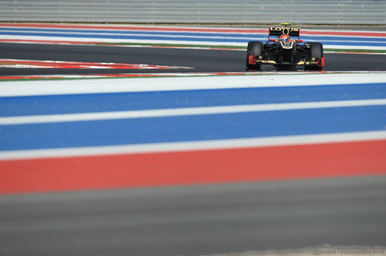 GP USA, 18.11.2012 - Gara, Romain Grosjean (FRA) Lotus F1 Team E20