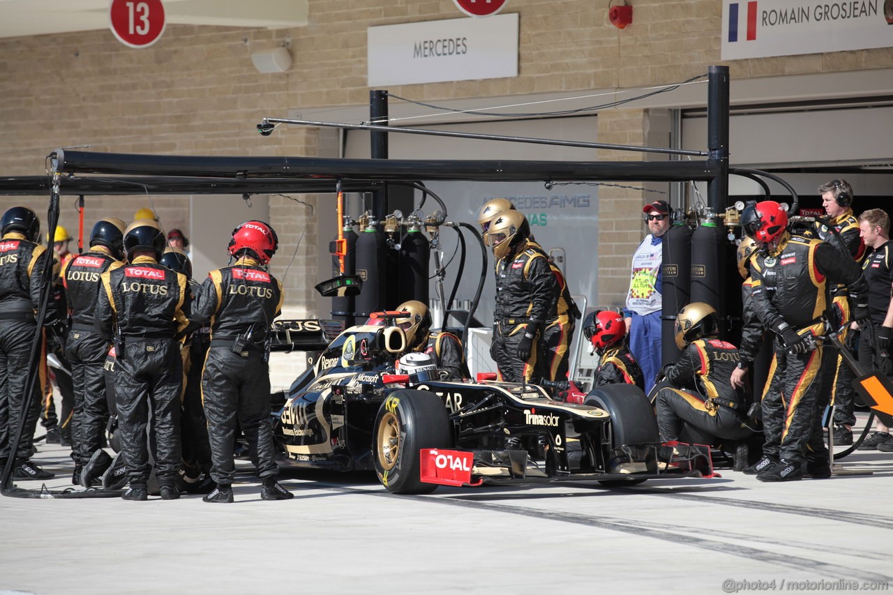 GP USA, 18.11.2012 - Gara, Kimi Raikkonen (FIN) Lotus F1 Team E20