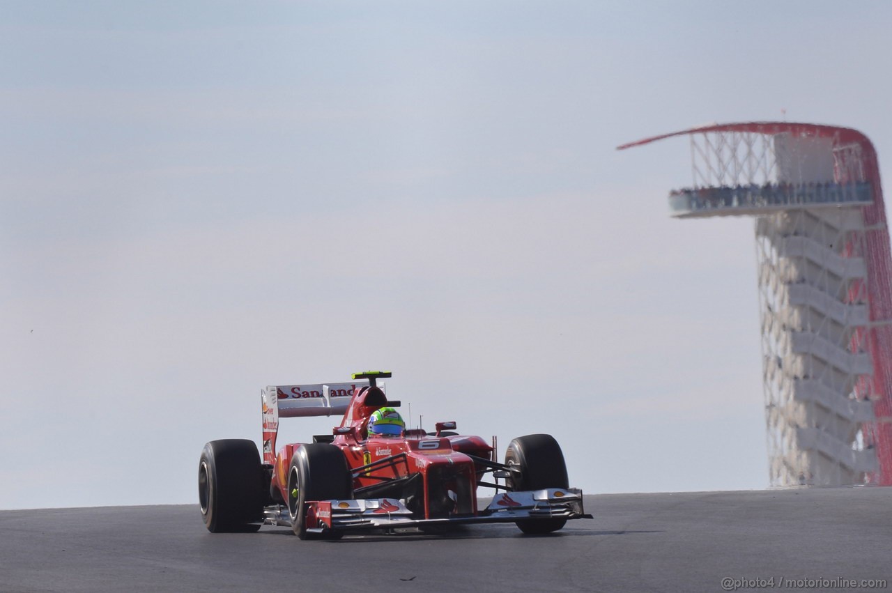 GP USA, 18.11.2012 - Gara, Felipe Massa (BRA) Ferrari F2012