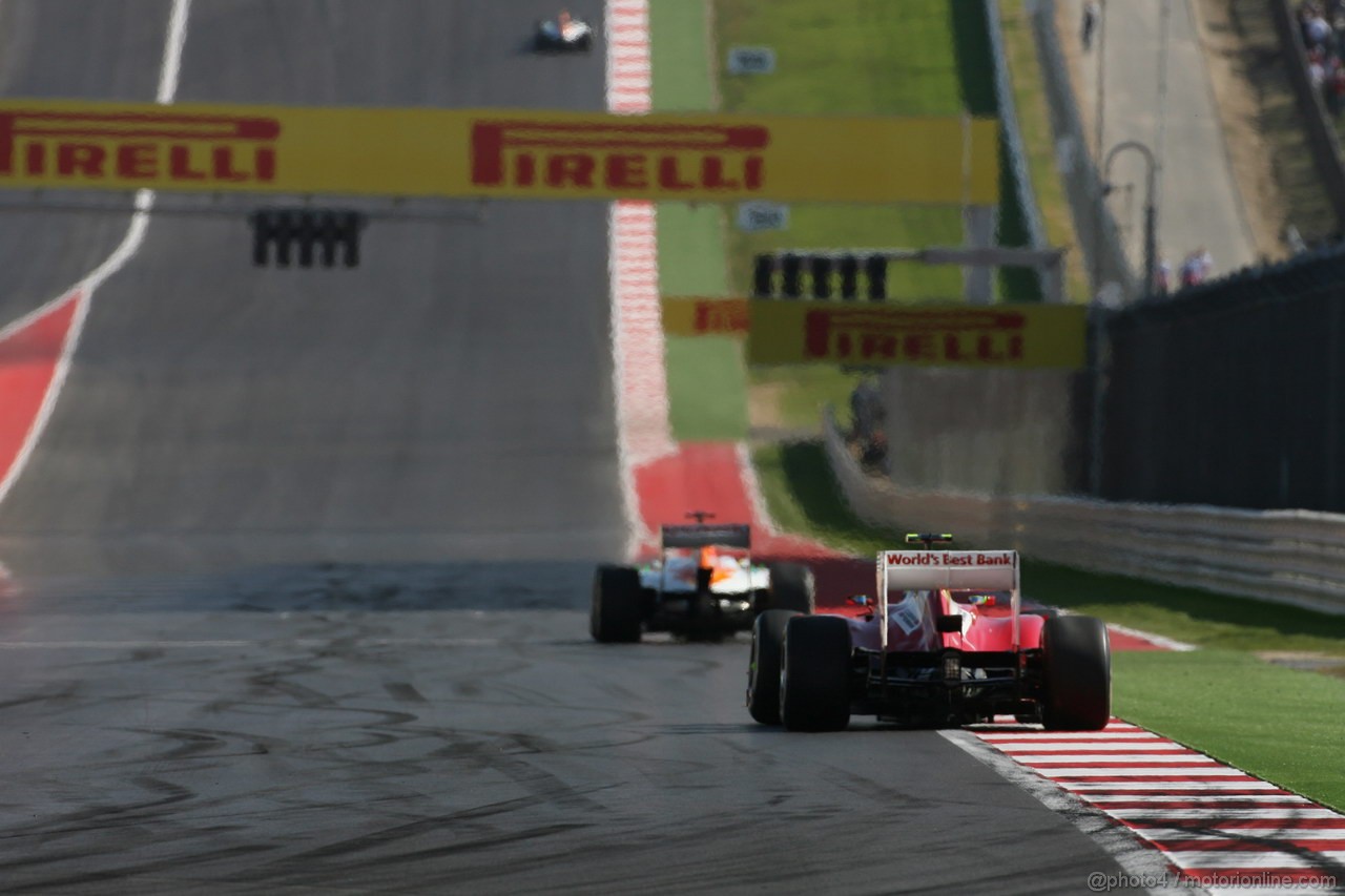 GP USA, 18.11.2012 - Gara, Felipe Massa (BRA) Ferrari F2012