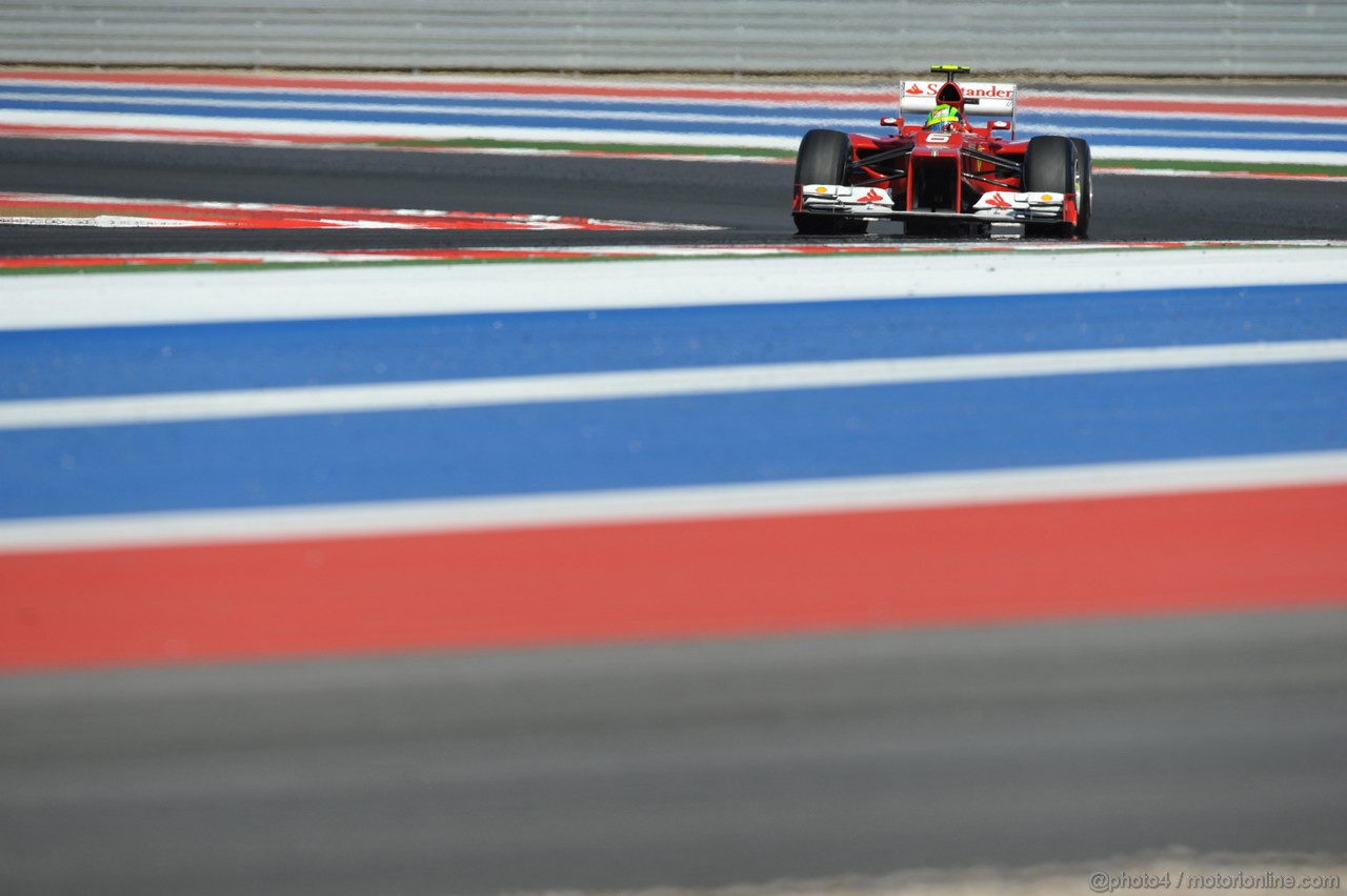 GP USA, 18.11.2012 - Gara, Felipe Massa (BRA) Ferrari F2012