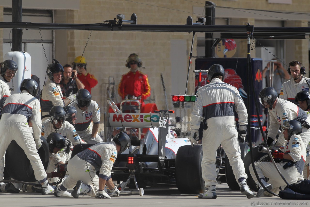 GP USA, 18.11.2012 - Gara, Kamui Kobayashi (JAP) Sauber F1 Team C31