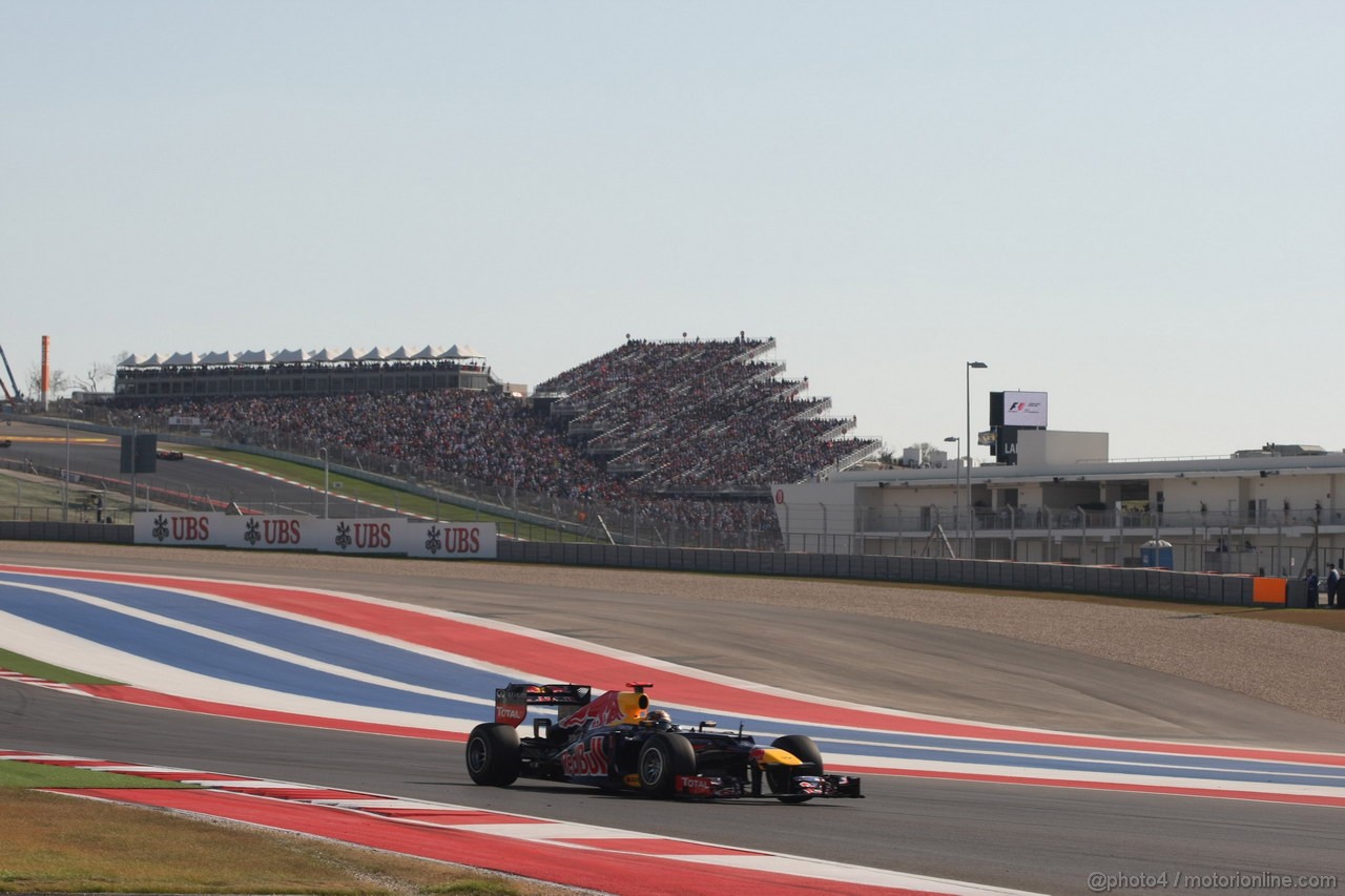 GP USA, 18.11.2012 - Gara, Sebastian Vettel (GER) Red Bull Racing RB8