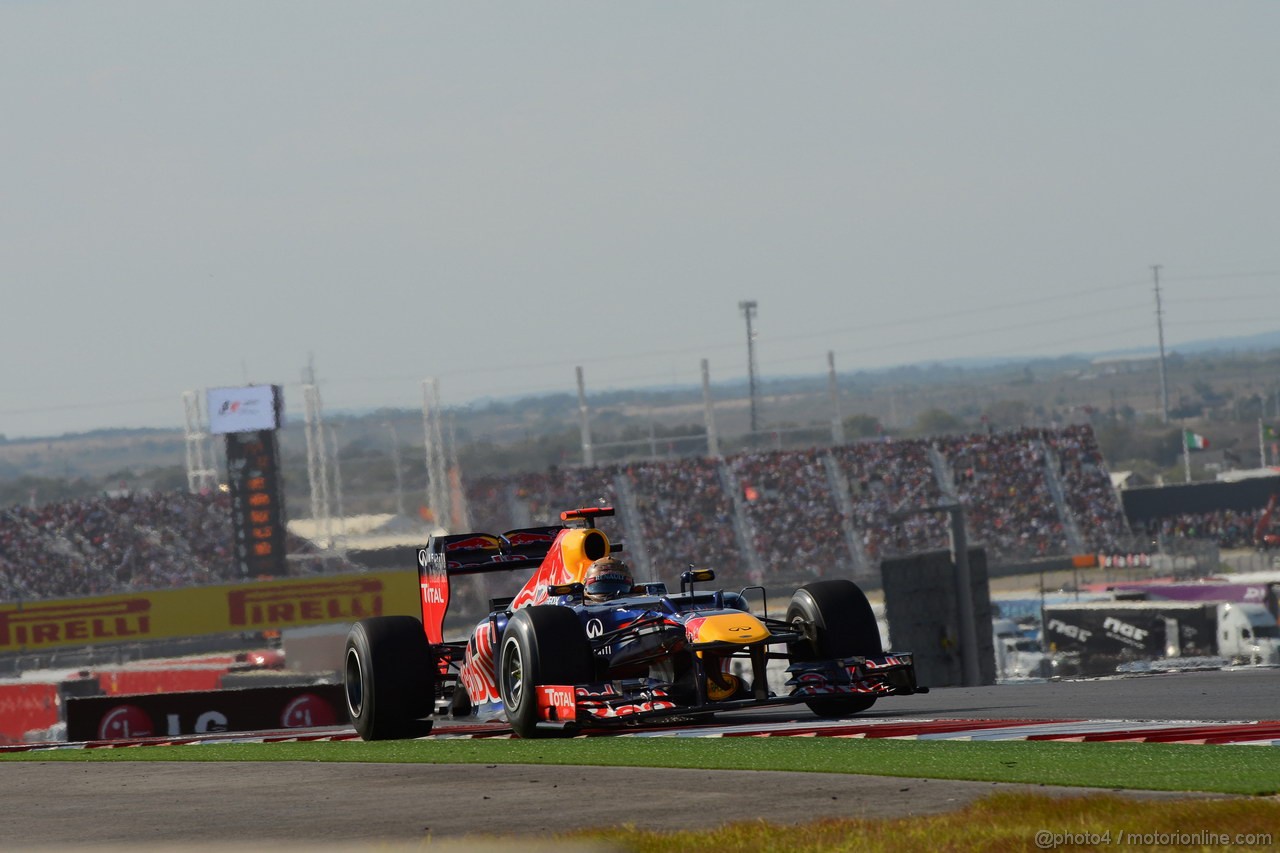 GP USA, 18.11.2012 - Gara, Sebastian Vettel (GER) Red Bull Racing RB8