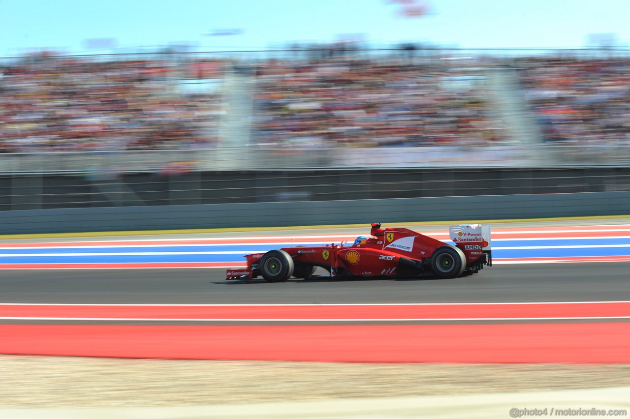 GP USA, 18.11.2012 - Gara, Fernando Alonso (ESP) Ferrari F2012