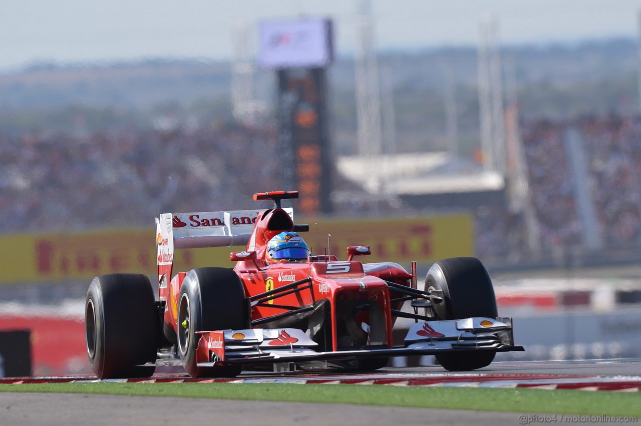 GP USA, 18.11.2012 - Gara, Fernando Alonso (ESP) Ferrari F2012