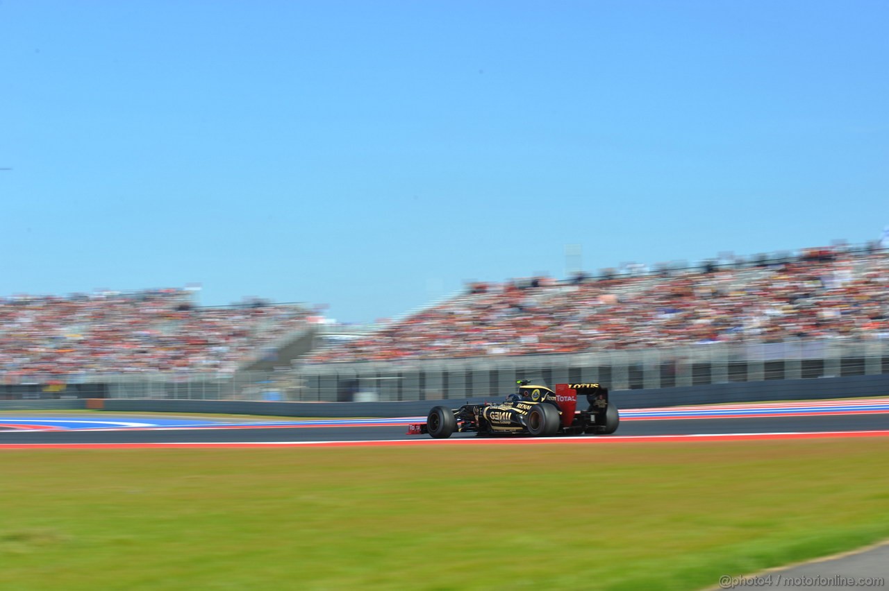 GP USA, 18.11.2012 - Gara, Romain Grosjean (FRA) Lotus F1 Team E20