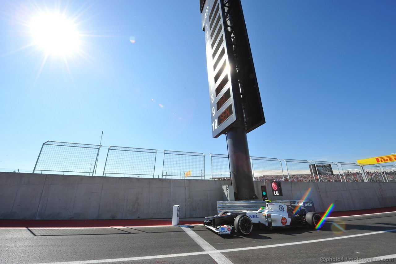 GP USA, 18.11.2012 - Gara, Kamui Kobayashi (JAP) Sauber F1 Team C31