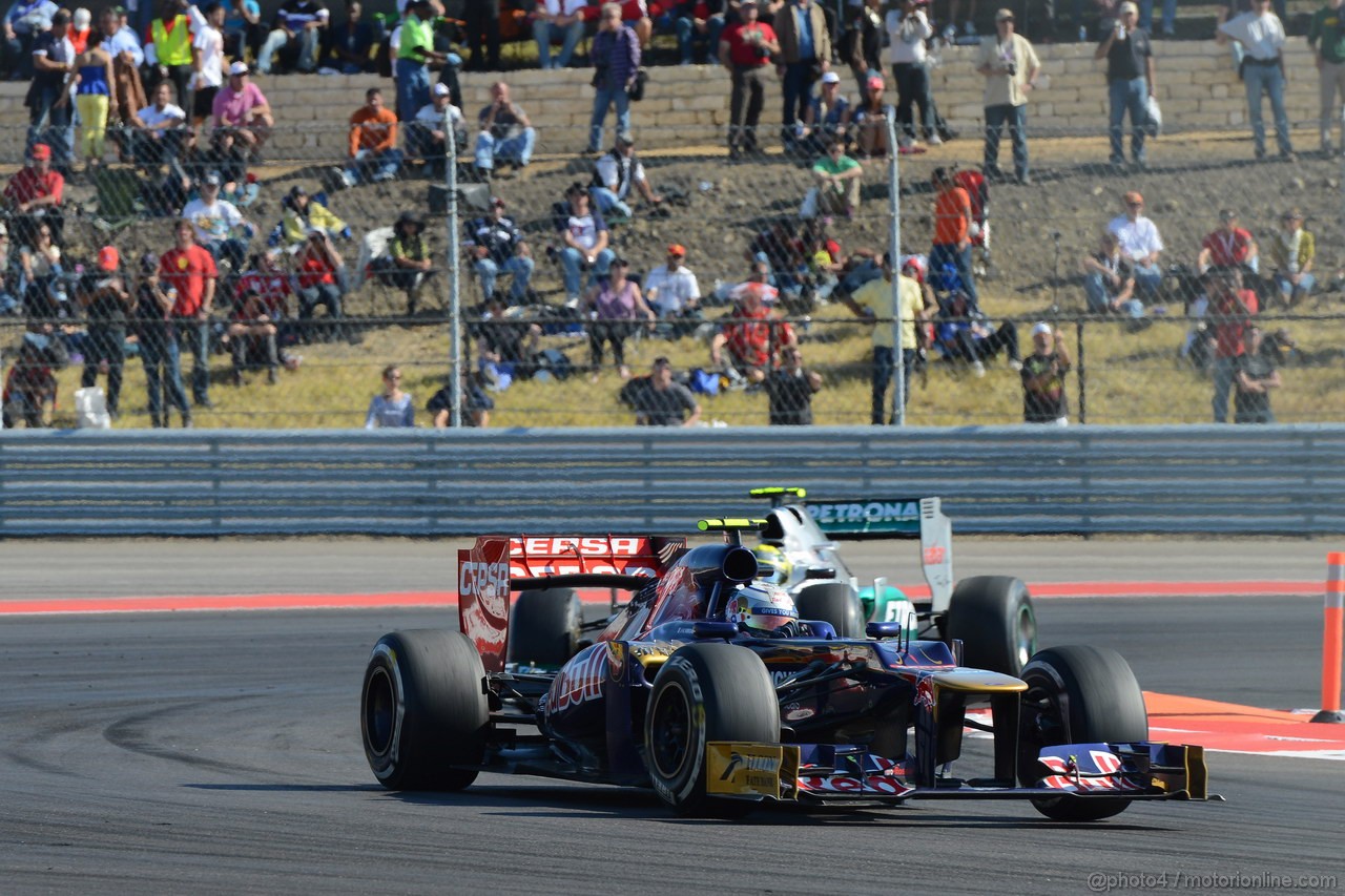 GP USA, 18.11.2012 - Gara, Jean-Eric Vergne (FRA) Scuderia Toro Rosso STR7