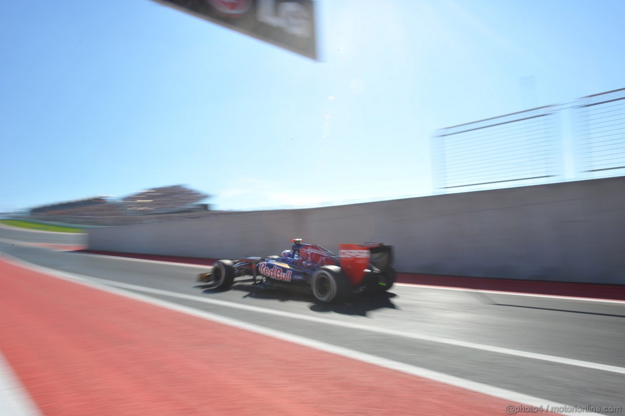 GP USA, 18.11.2012 - Gara, Daniel Ricciardo (AUS) Scuderia Toro Rosso STR7