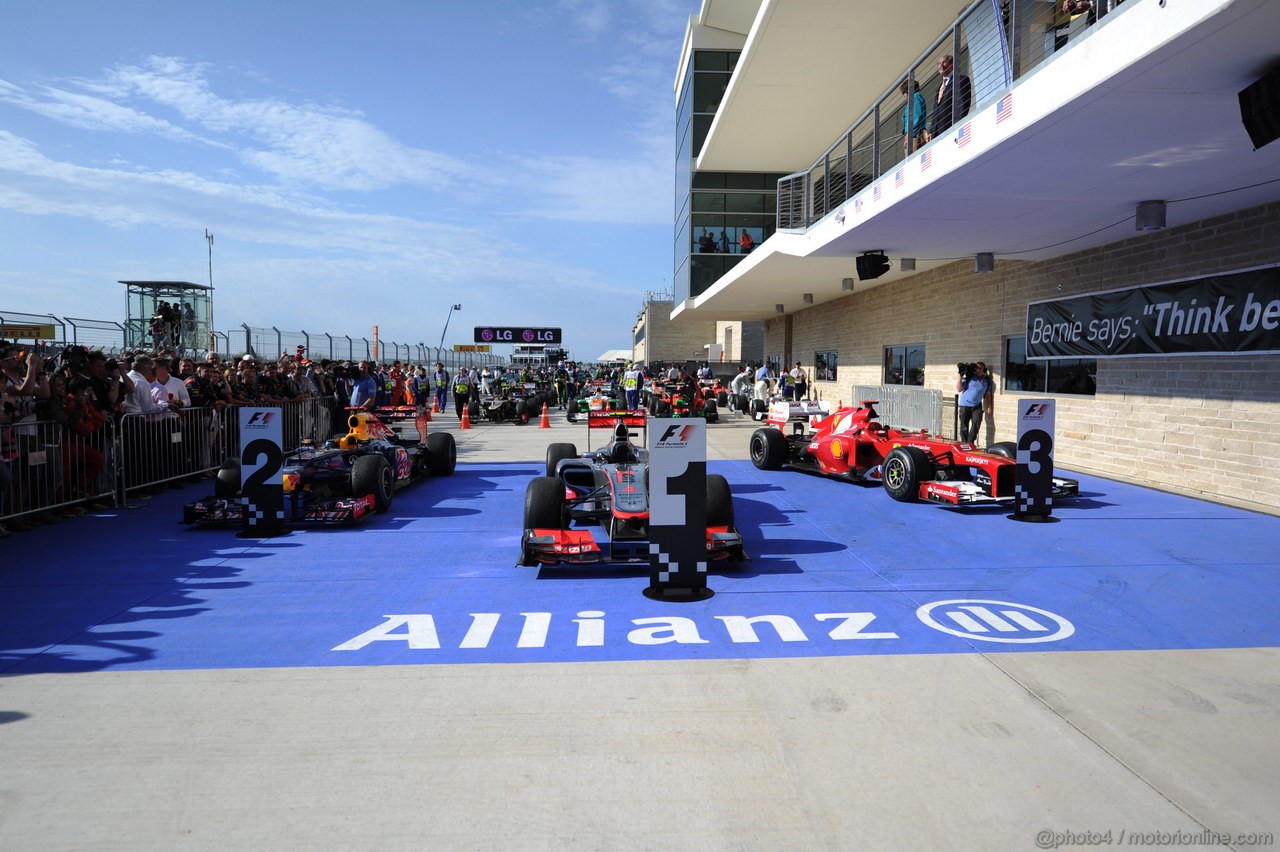 GP USA, 18.11.2012 - Parc Ferme