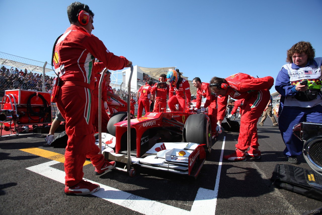 GP USA, 18.11.2012 - Gara, Fernando Alonso (ESP) Ferrari F2012