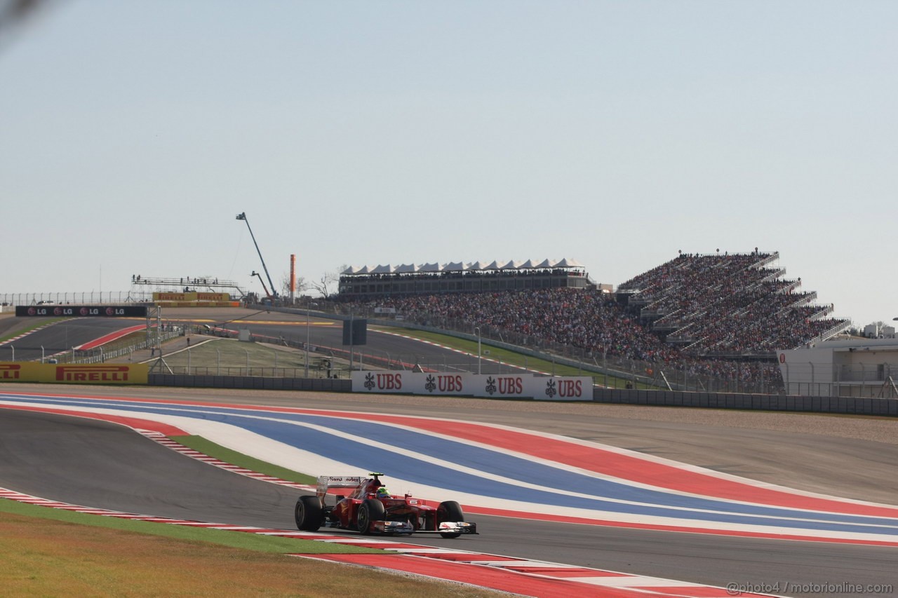 GP USA, 18.11.2012 - Gara, Felipe Massa (BRA) Ferrari F2012