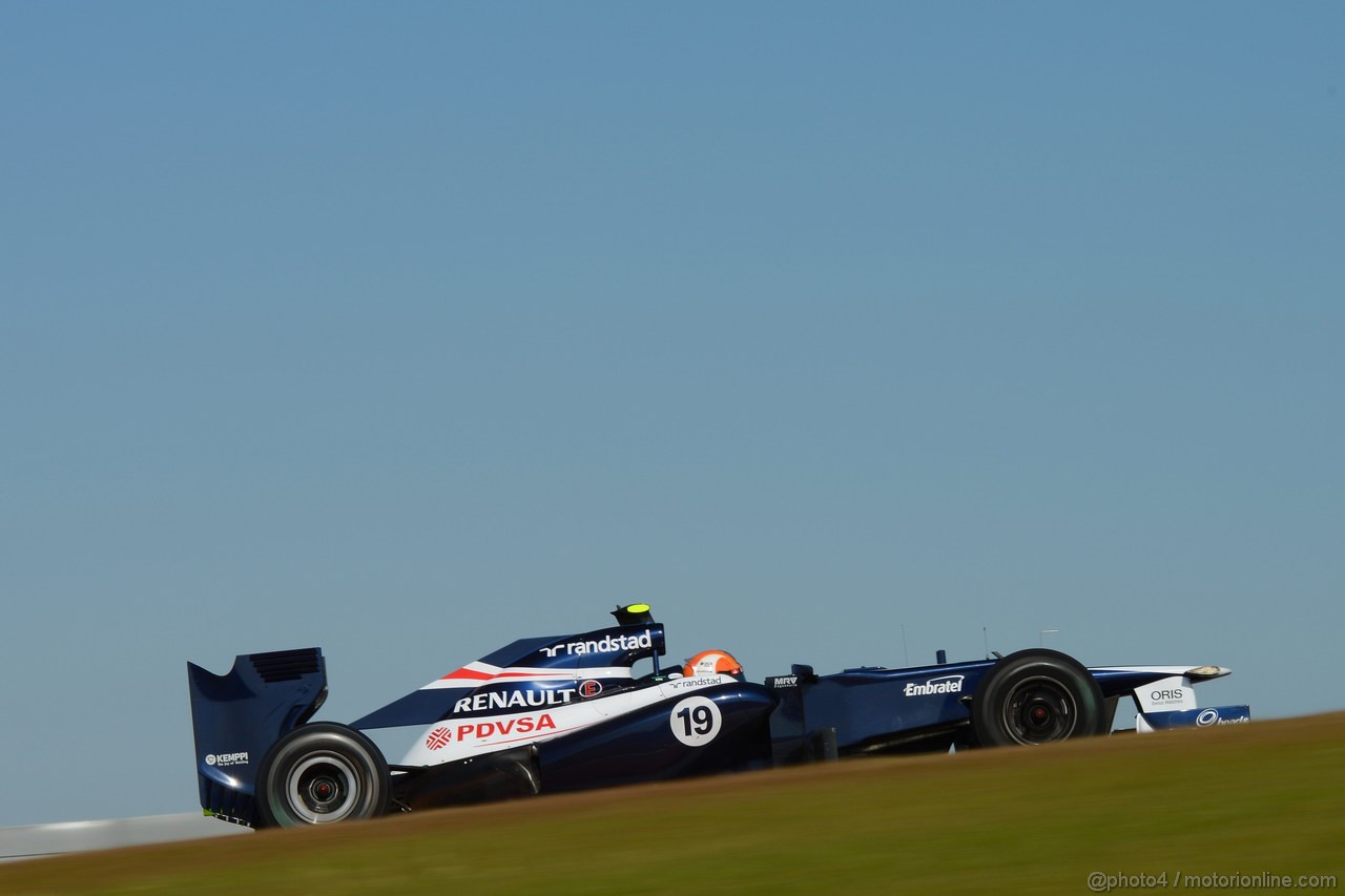 GP USA, 18.11.2012 - Gara, Bruno Senna (BRA) Williams F1 Team FW34