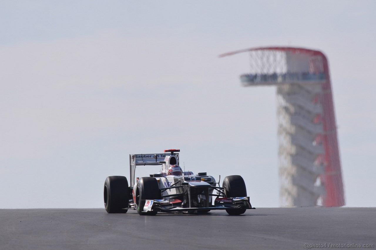 GP USA, 18.11.2012 - Gara, Kamui Kobayashi (JAP) Sauber F1 Team C31
