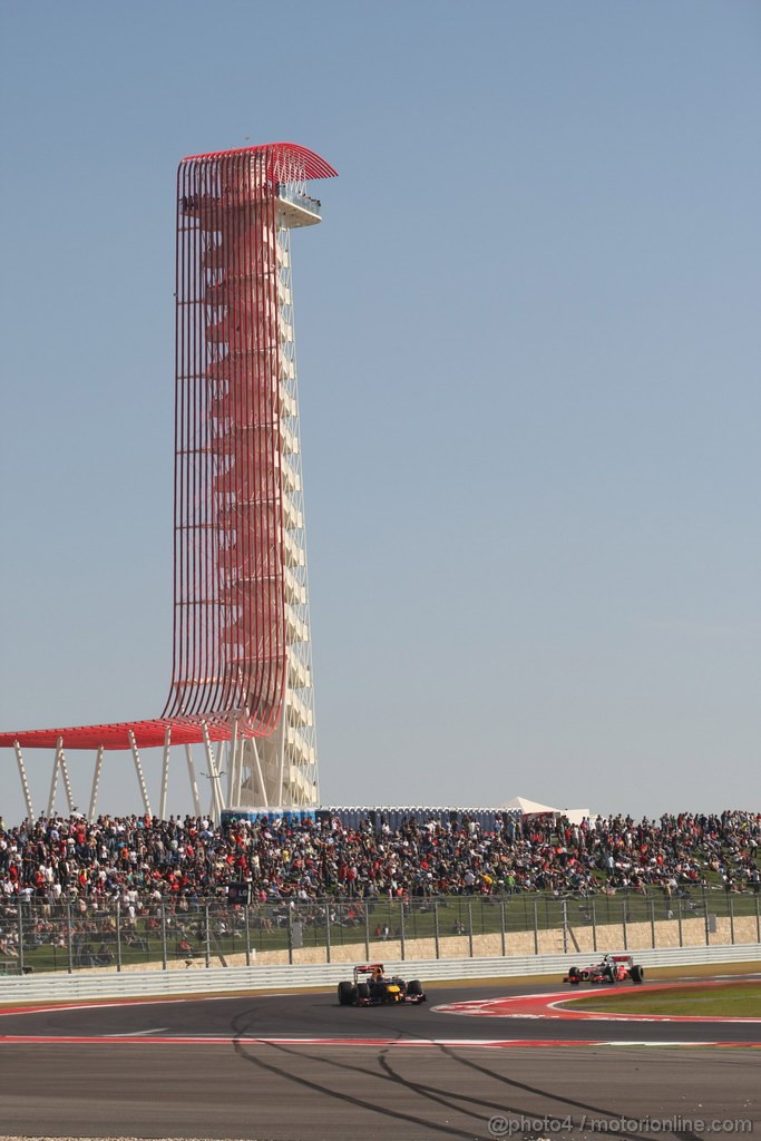 GP USA, 18.11.2012 - Gara, Sebastian Vettel (GER) Red Bull Racing RB8