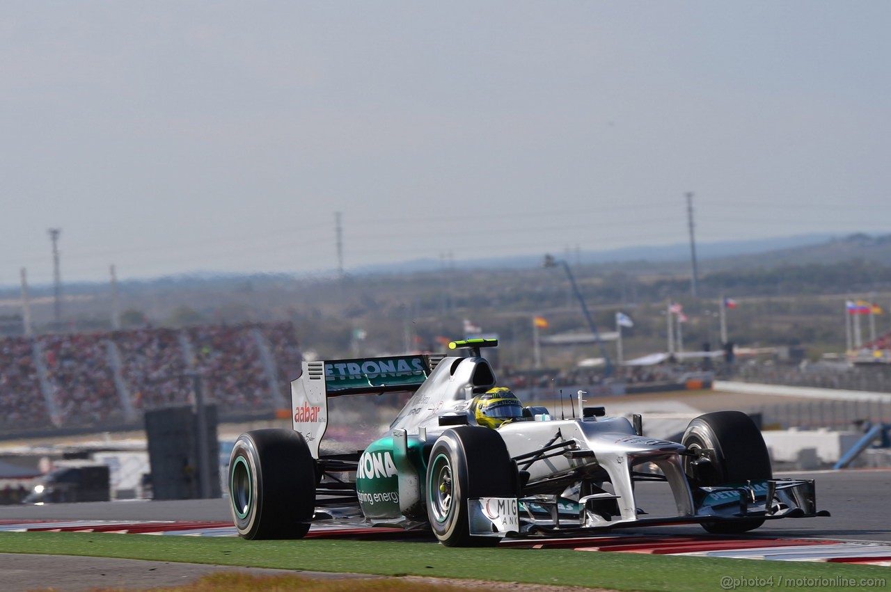 GP USA, 18.11.2012 - Gara, Nico Rosberg (GER) Mercedes AMG F1 W03