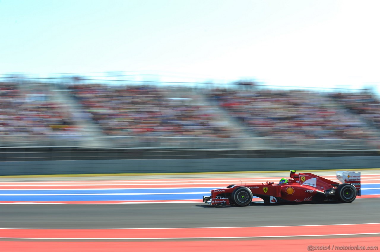 GP USA, 18.11.2012 - Gara, Felipe Massa (BRA) Ferrari F2012