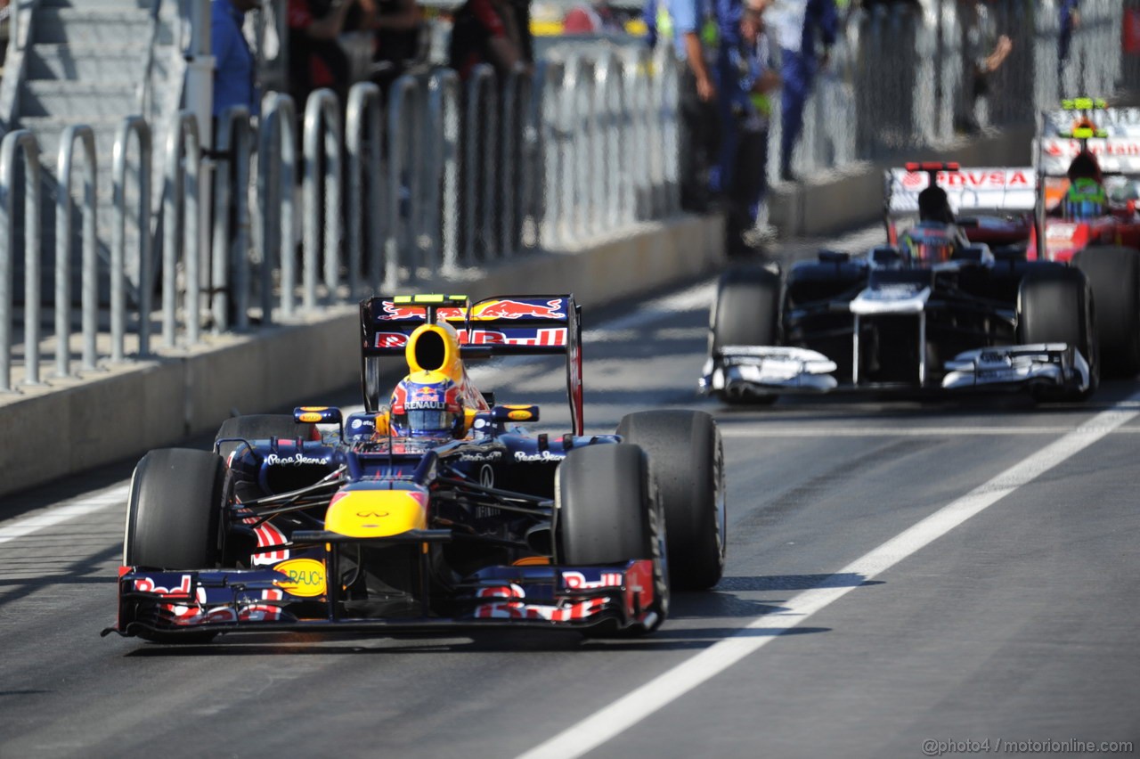 GP USA, 18.11.2012 - Gara, Mark Webber (AUS) Red Bull Racing RB8