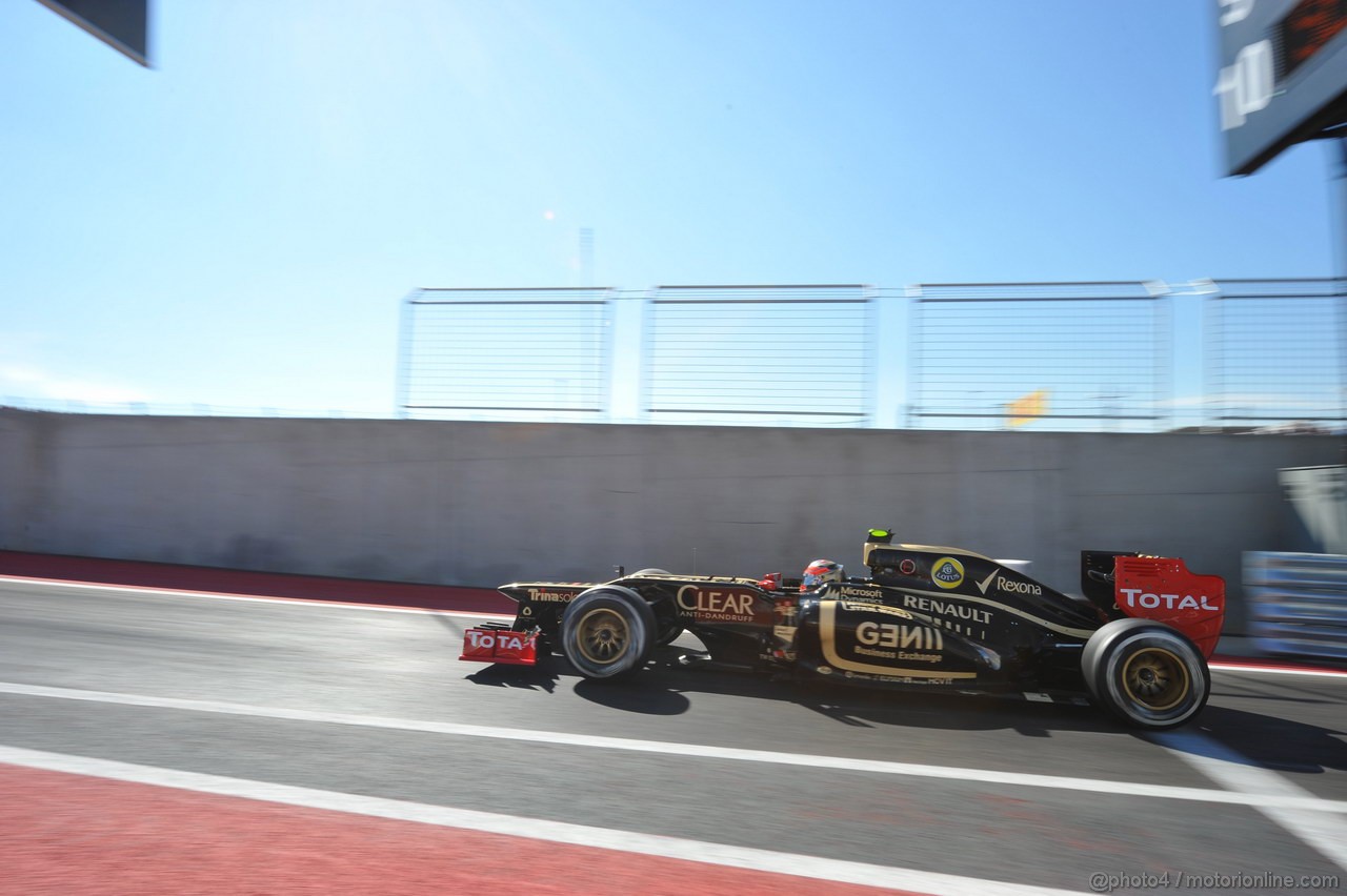 GP USA, 18.11.2012 - Gara, Romain Grosjean (FRA) Lotus F1 Team E20