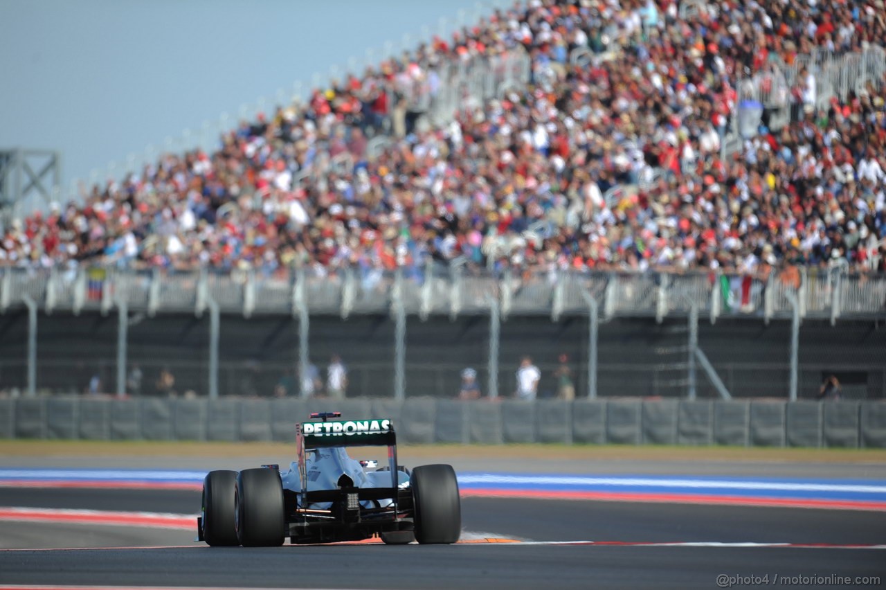 GP USA, 18.11.2012 - Gara, Michael Schumacher (GER) Mercedes AMG F1 W03