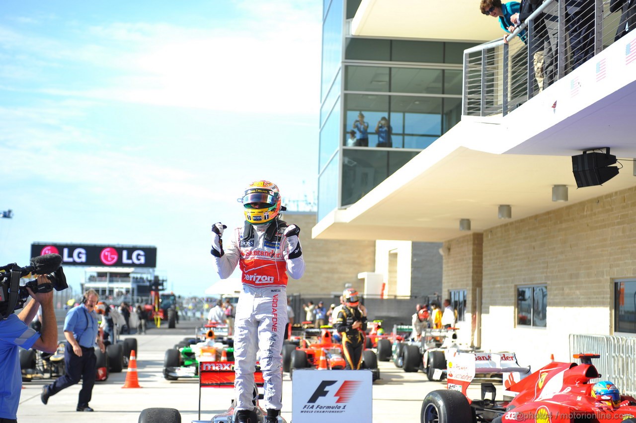 GP USA, 18.11.2012 - Gara, Lewis Hamilton (GBR) McLaren Mercedes MP4-27