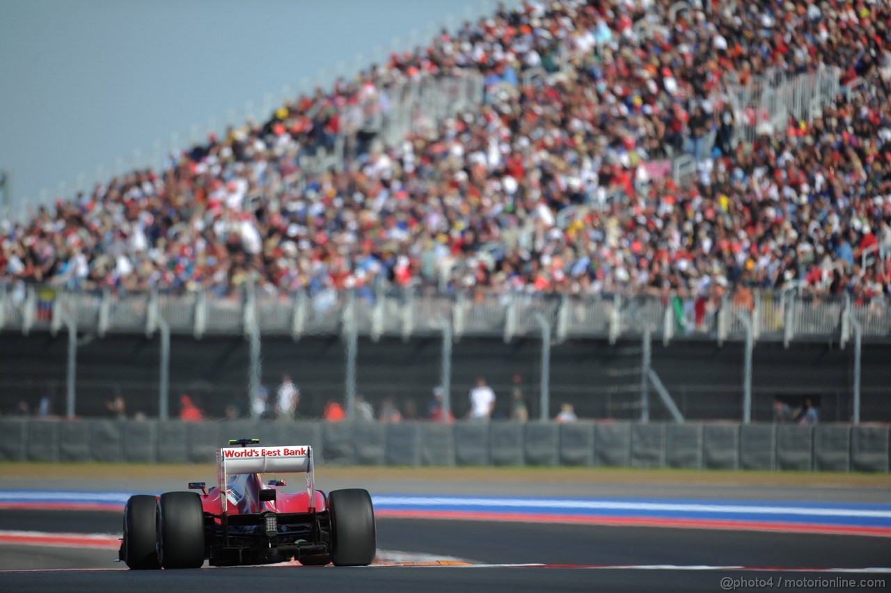 GP USA, 18.11.2012 - Gara, Felipe Massa (BRA) Ferrari F2012